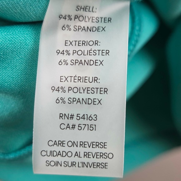 Calvin Klein Womens Green Bow Neck Sheath Dress CD4C1N62 Size 14 NWT - Picture 10 of 16